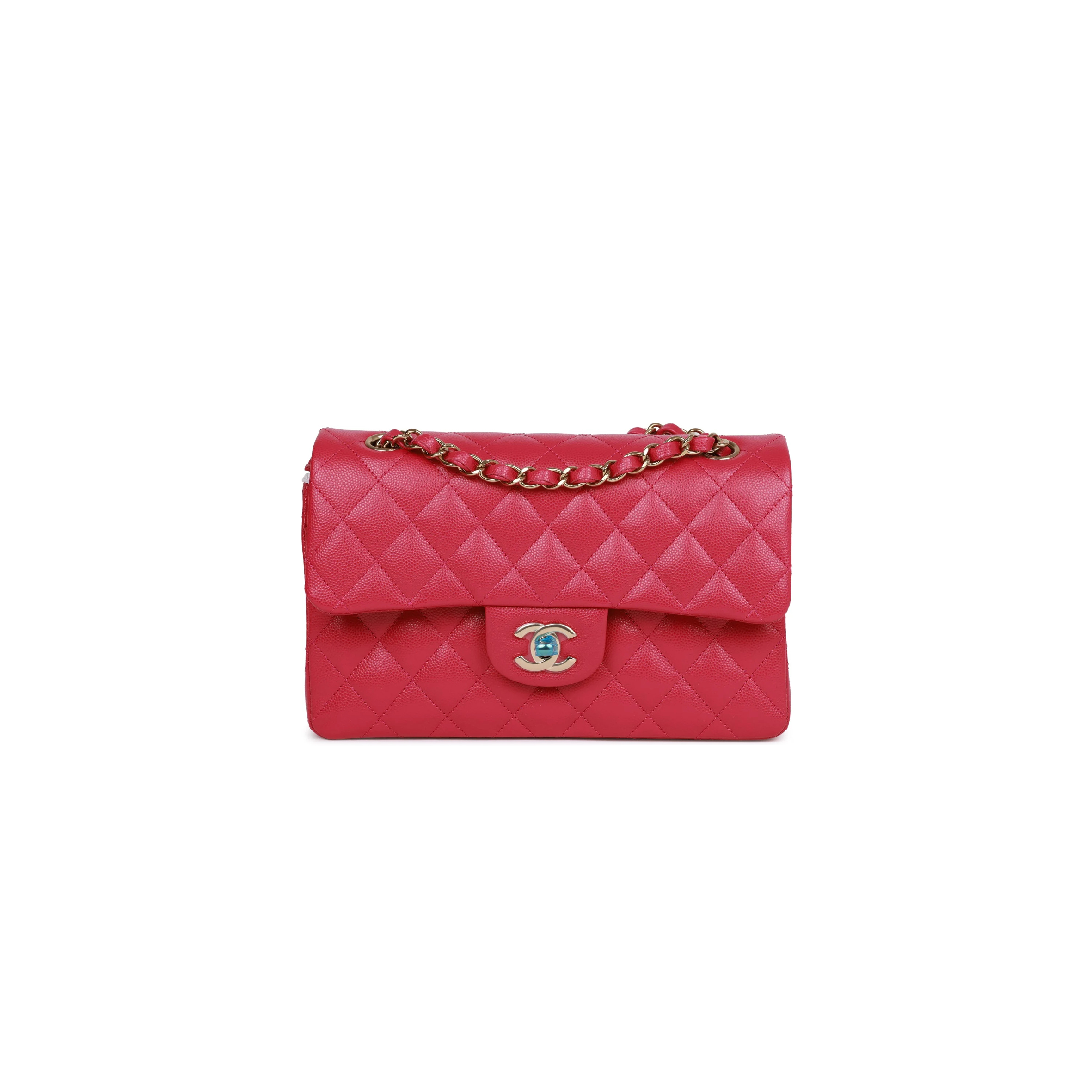 CHANEL CAVIAR QUILTED SMALL DOUBLE FLAP 1564958 (23*13*6cm)